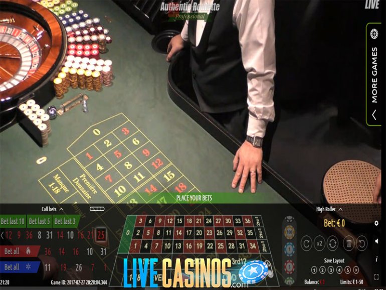 Authentic Gaming Authentic Roulette 