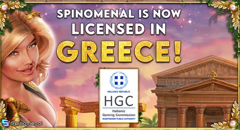 Spinomenal, Hellenic Gaming Commission, HGC, Греция