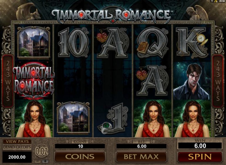 игровой автомат Immortal Romance