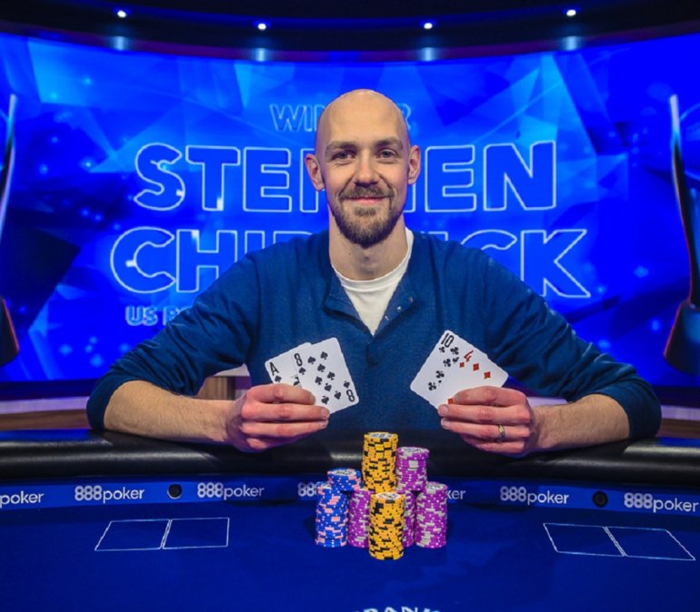 Стефен Чидуик на турнире №6 серии 2019 U.S.Poker Open