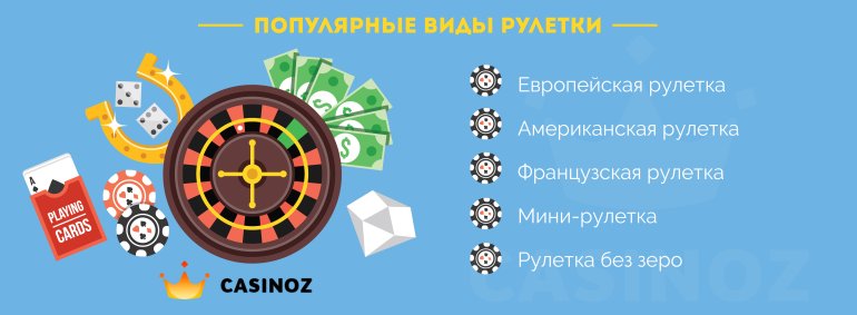 разновидности рулетки виды рулетки в казино