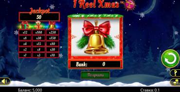 1 Reel Xmas: Игровой автомат