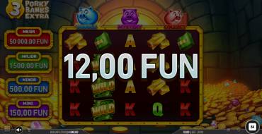 3 Porky Banks Extra: Выигрыши