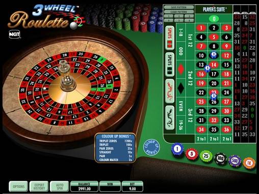 Рулетка 3 Wheel Roulette