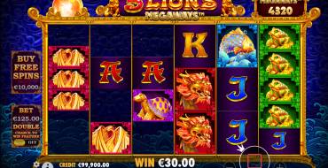5 Lions Megaways: Выигрыши