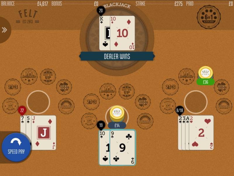 Блэкджек 6 in 1 Blackjack