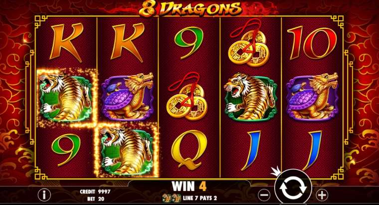 Онлайн слот 8 Dragons играть