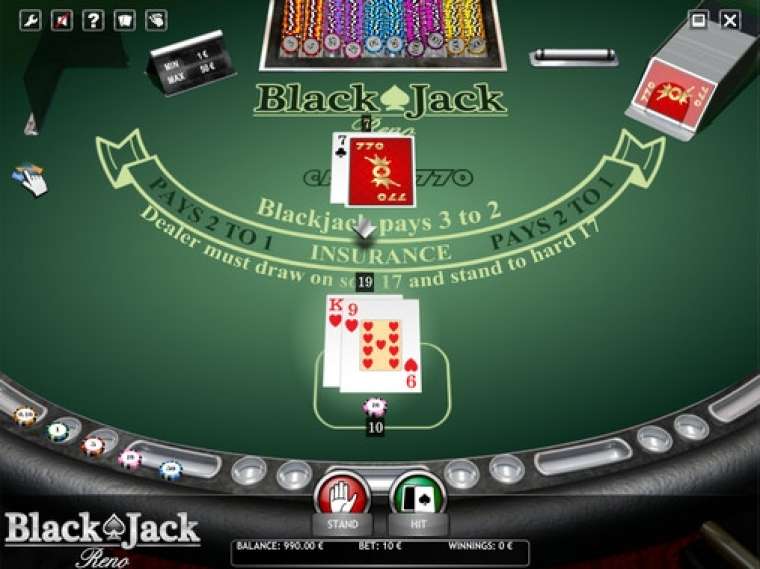 Видео покер Blackjack Reno демо-игра