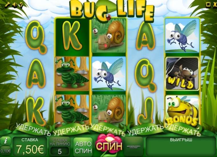 Видео покер Bug Life демо-игра