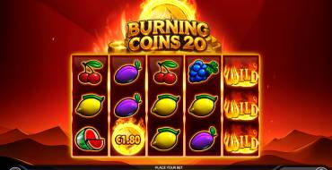 Burning Coins 20: Игровой автомат