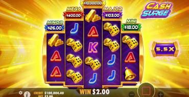 Cash Surge: Фриспины