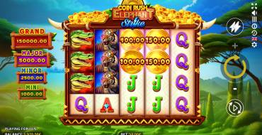 Coin Rush: Elephant Strike: Интерфейс