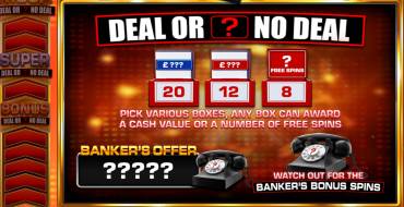 Deal or No Deal: Banker's Bonanza: Бонусные игры