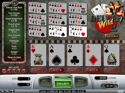 Видео-пекер Deuces Wild