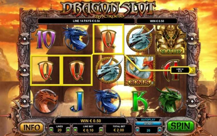 Онлайн слот Dragon Slot играть