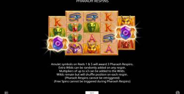 Egyptian King: Респины