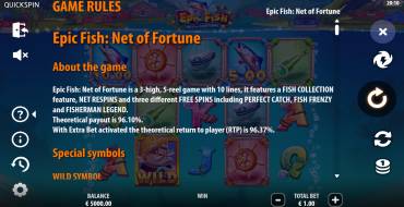 Epic Fish: Net of Fortune: Правила