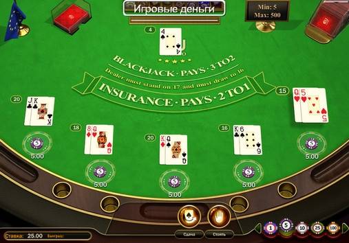 Блэкджек European Blackjack Turbo