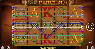 Eye of Horus Tablets of Destiny: Игровой автомат