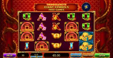 Fortune Fortune Thundershots: Игровой автомат