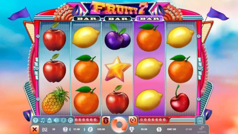 Онлайн слот Fruity 7 играть