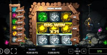 Gem Miner: Выигрыши