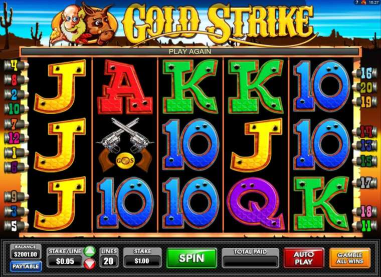 Онлайн слот Gold Strike играть