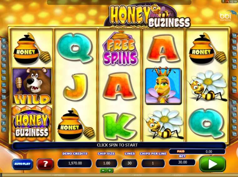Видео покер Honey Buziness демо-игра