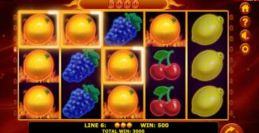 Hot Fruits 100: Выигрыши