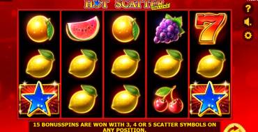 Hot Scatter Deluxe: Игровой автомат