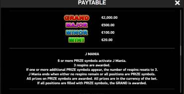 J Mania Golden Eggs: Джекпот