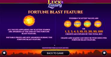 Luck & Luxury: Джекпот