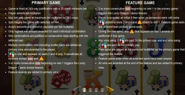 Lucky Dragon Casino: Бонусные игры