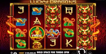 Lucky Dragons: Игровой автомат