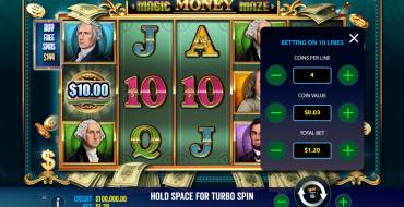 Magic Money Maze: Ставка