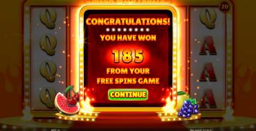 Mega Wild Fruits – On Fire: Выигрыши