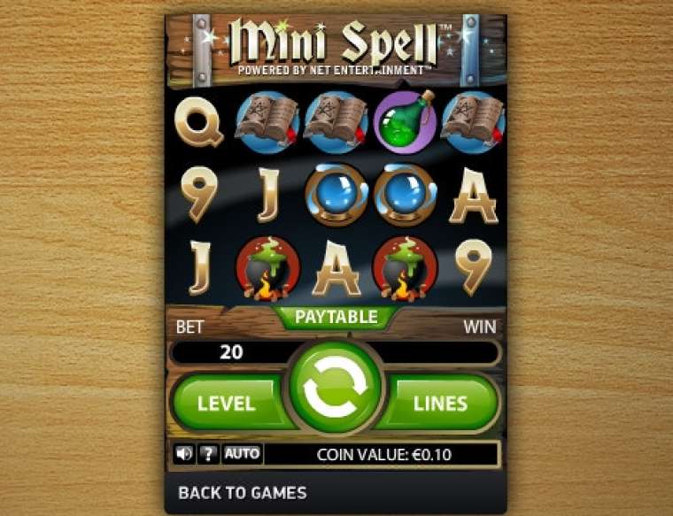 Онлайн слот Mini Spell играть