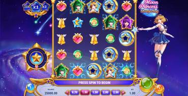 Moon Princess Stargazing: Игровой автомат