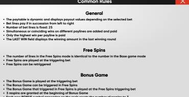 More Magic Apple: Hold and Win: Правила