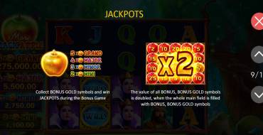 More Magic Apple: Hold and Win: Джекпот
