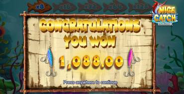 Nice Catch DoubleMax: Выигрыши