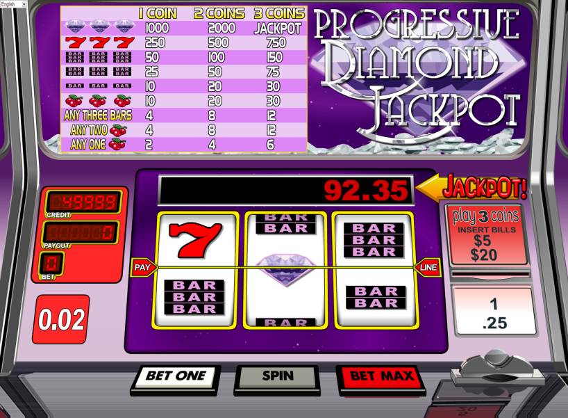 Progressive Diamond Jackpot