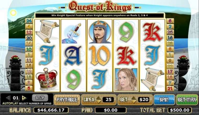 Онлайн слот Quest of Kings играть