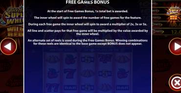Quick Hit Super Wheel Wild Red: Фриспины и/или респины