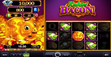 Rakin' Bacon: Выигрыши