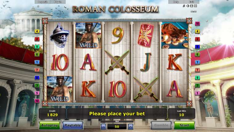 Видео покер Roman Colosseum демо-игра