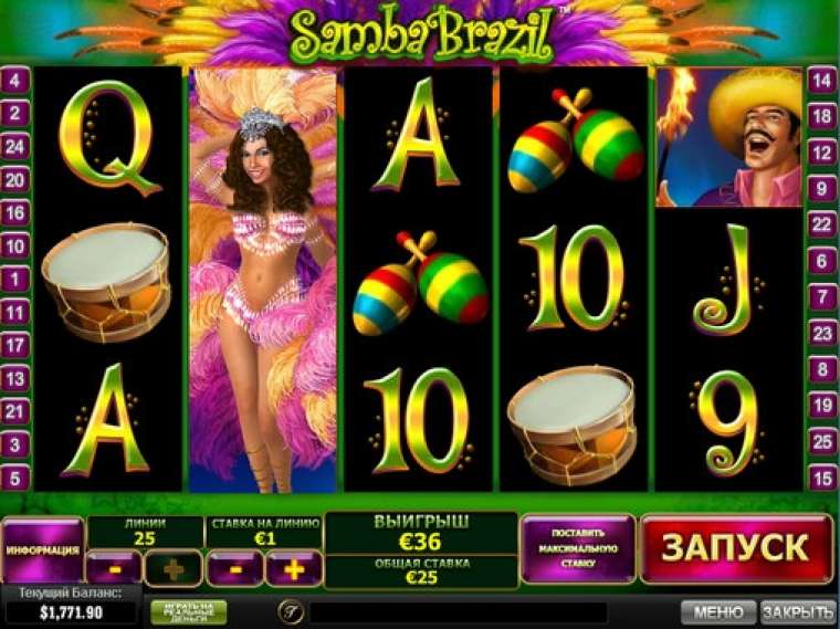 Онлайн слот Samba Brazil играть