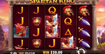 Spartan King: Выигрыши