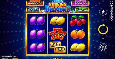 Striking Diamond: Интерфейс