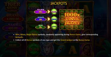 Tiger Gems: Hold and Win: Джекпот